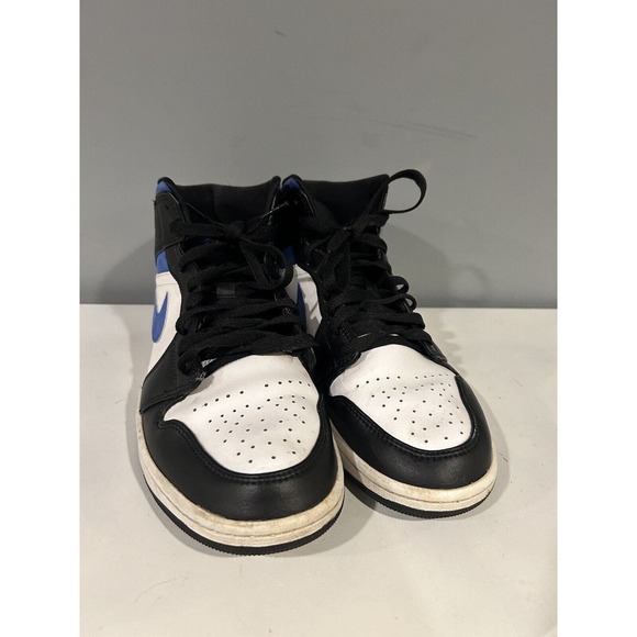 Nike Air Jordan 1 Mid Racer Blue Sz- 10.5 Pre-owned 554724-140 - Picture 9 of 9